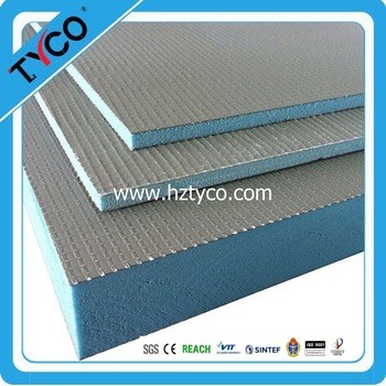 Construction xps tile backer board fiber cement waterproof and thermal insulation 2017 new