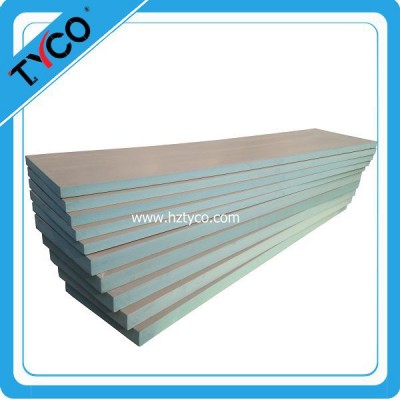 Compressed cement and glass fiber mesh with XPS board for thermal insulation and waterproofing